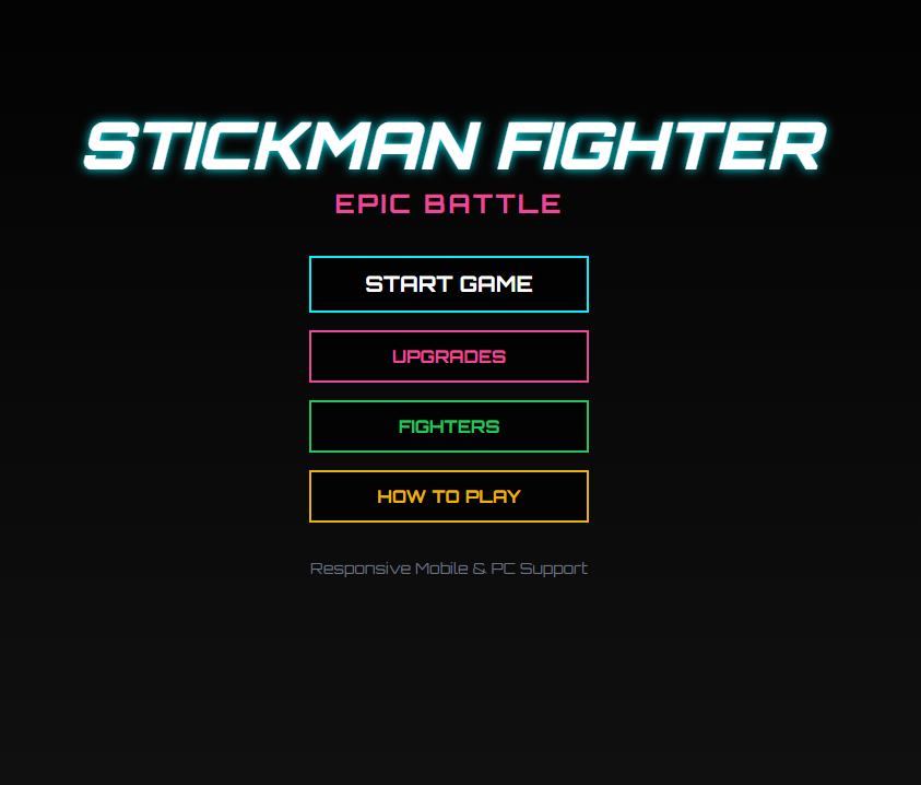 Stickman Fighter High Demand Html5 Games